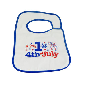 Hello Baby Wonder Baby's First July 4th Bib - 1pk - Hellobabywonder