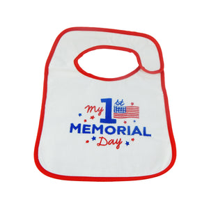 Hello Baby Wonder Baby's First Memorial Day Bib - 1pk - Hellobabywonder