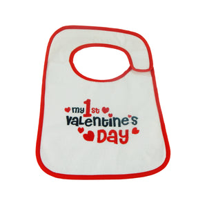 Hello Baby Wonder Baby's First Valentine's Day Bib - 1pk - Hellobabywonder