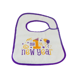 Hello Baby Wonder Baby's First New Years Bib - Hellobabywonder