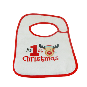 Hello Baby Wonder Baby's First Christmas Bib - Hellobabywonder